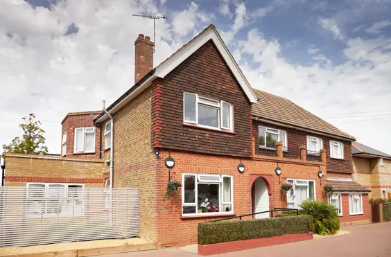 Lodge Care Home - An outside view of the home