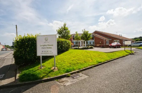 Langley House Care Centre - An outside view of the home