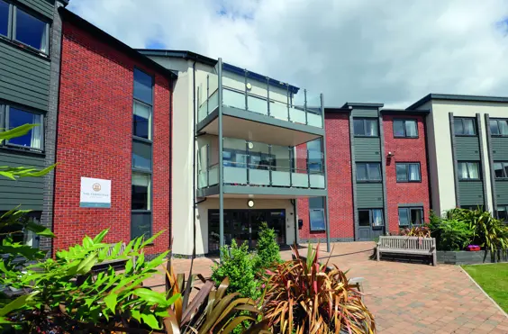 Telford Hall - An outside view of the home