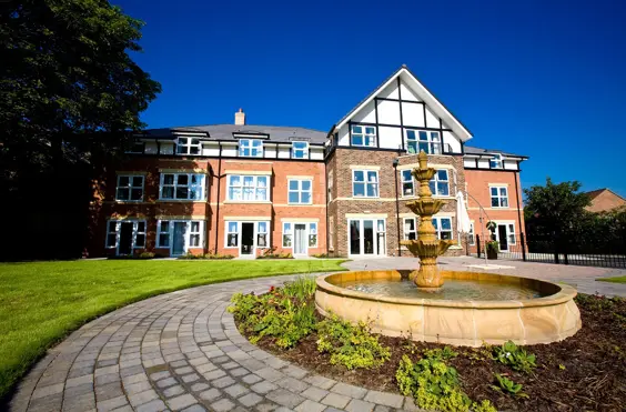 Reuben Manor - An outside view of the home