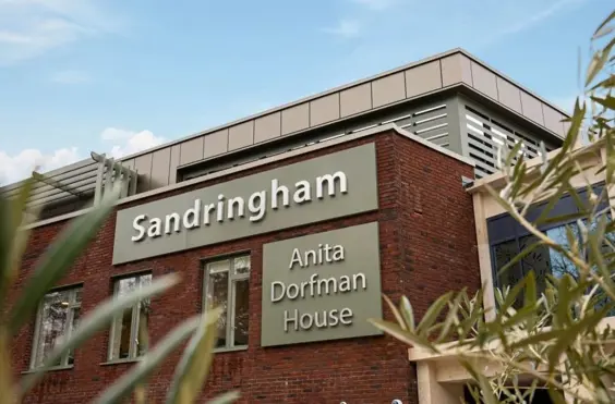 Anita Dorfman House - An outside view of the home