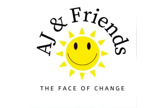 AJ and Friends - A company logo