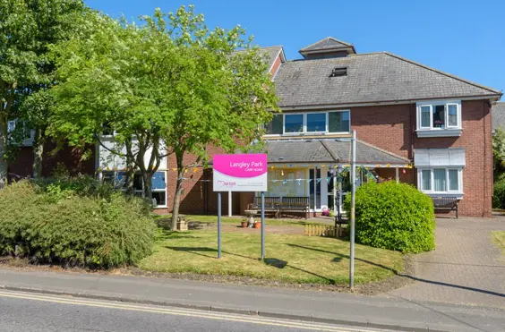 Langley Park Care Home - An outside view of the home