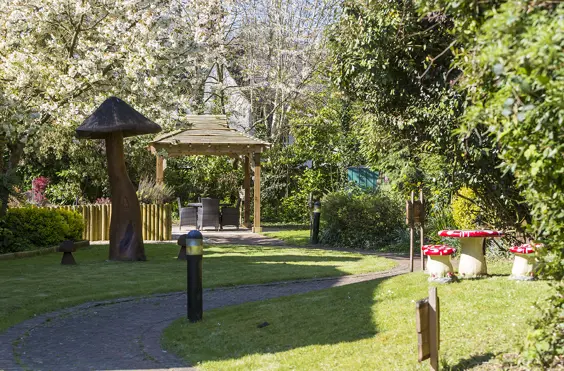 The Albany Care Home - Photo of the garden where applicable