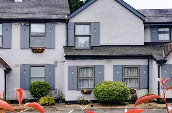 The Riders - An outside view of the home