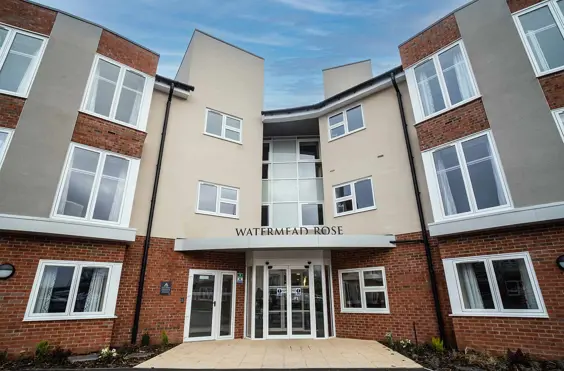 Watermead Rose Care Home - An outside view of the home