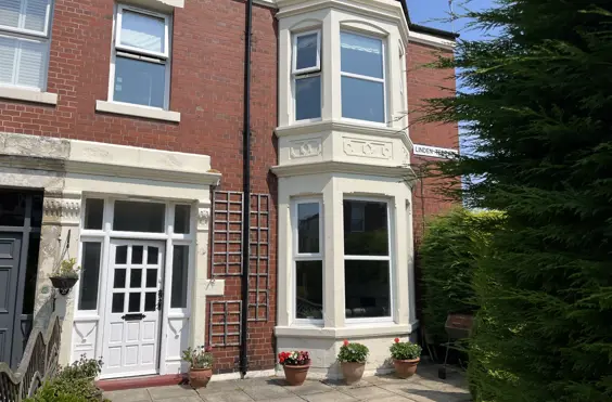 Linden Terrace - An outside view of the home
