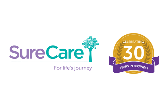SureCare Gateshead - A company logo