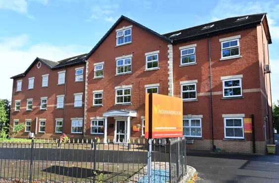 Rowanbrook Care Home - An outside view of the home