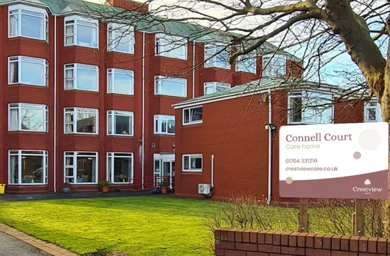 Connell Court - An outside view of the home
