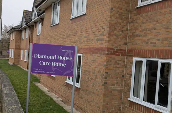 Diamond House - An outside view of the home