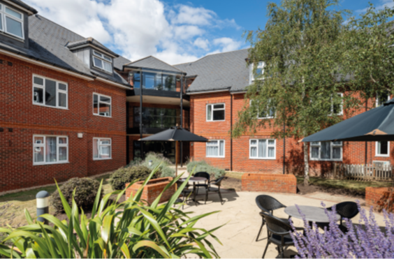 Wing View - An outside view of the home