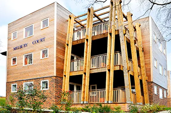 Melbury Court - An outside view of the home