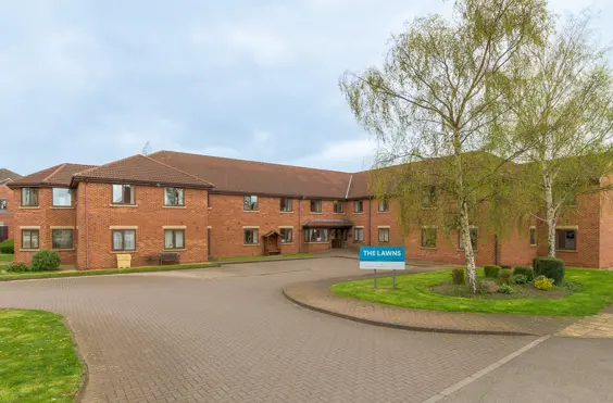 The Lawns Care Home - An outside view of the home