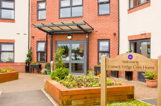 Lostock Lodge Care Home - An outside view of the home