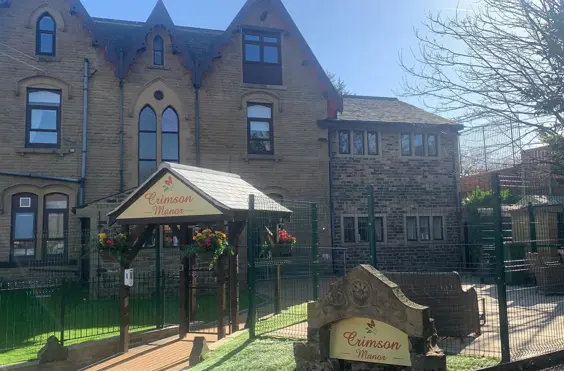 Crimson Manor - An outside view of the home