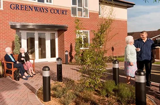 Greenways Court - An outside view of the home