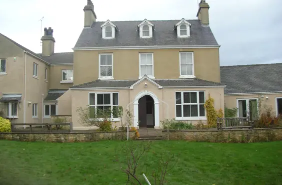 Manor House - An outside view of the home