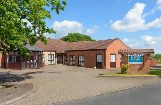 Maple Lodge Care Home - An outside view of the home