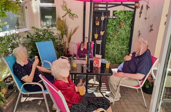 SeaView Care Home - Photo of the garden where applicable