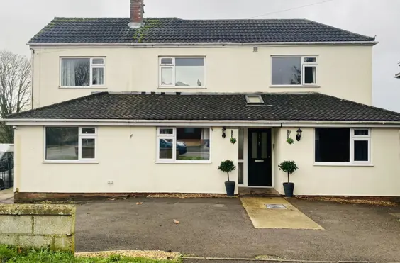 Hill View - An outside view of the home