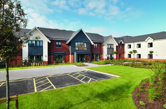 Hartford Court - An outside view of the home