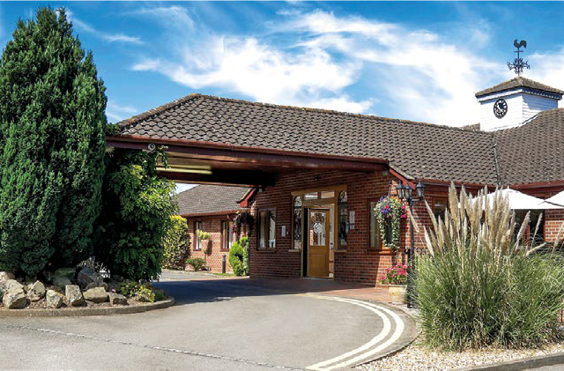 St Lukes and The Oaks Care Home - An outside view of the home