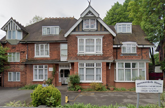 Herewards House - An outside view of the home