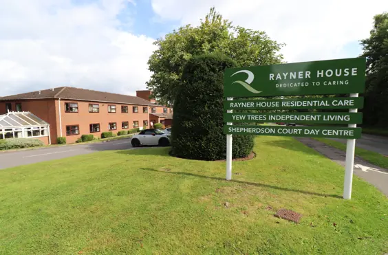 Rayner House - An outside view of the home