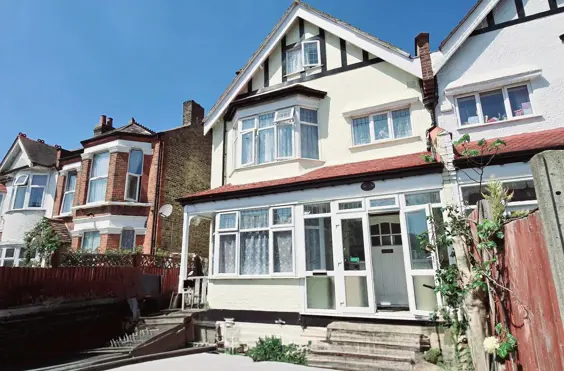 Warwick House - An outside view of the home