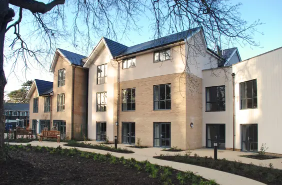 Hall Grange - An outside view of the home