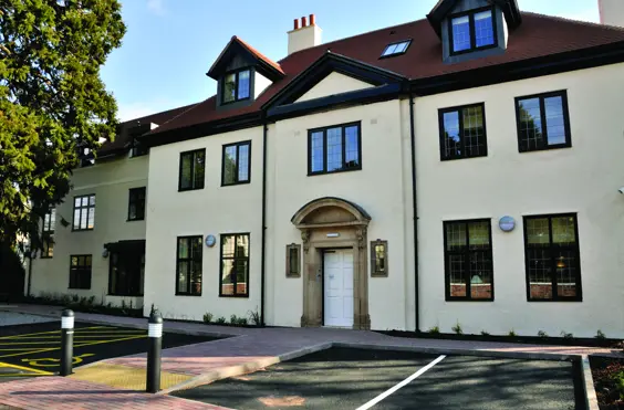 Homewood - An outside view of the home
