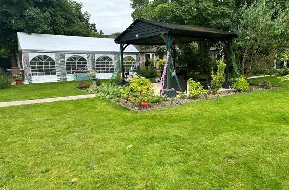 Thorp House - Photo of the garden where applicable