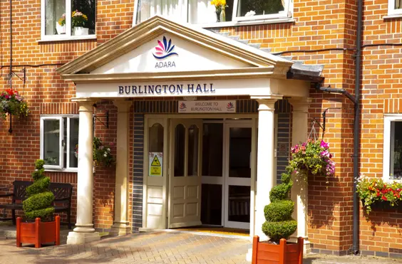 Burlington Hall Care Home - An outside view of the home