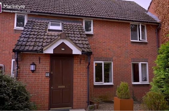 Hubbard Close - An outside view of the home