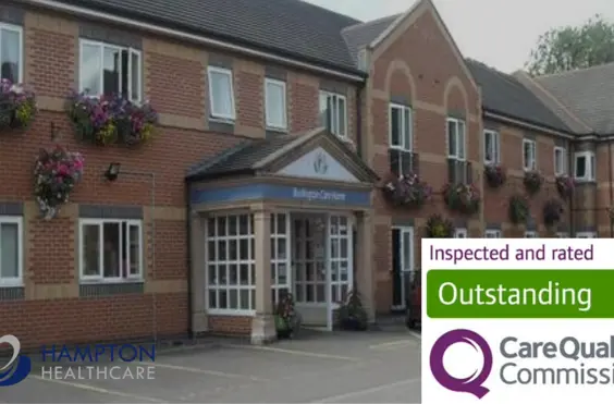 Burlington Court - An outside view of the home