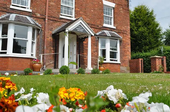 Hinstock Manor Residential Home Limited - An outside view of the home