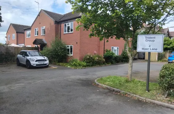 Maer Lane - An outside view of the home