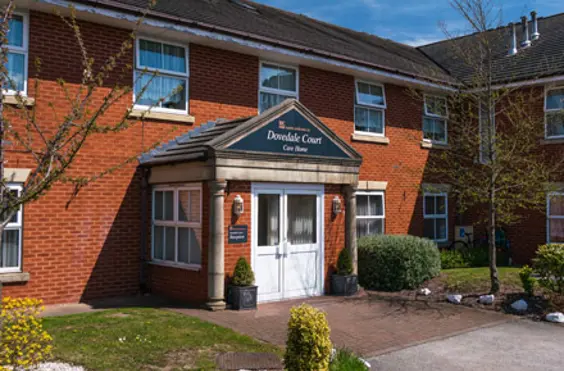 Dovedale Court - An outside view of the home