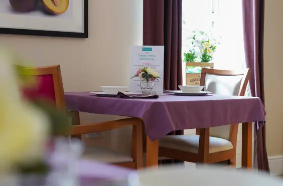 Highcroft Hall Residential Care Home - Photo of the dining area