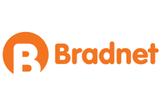 Bradnet - A company logo