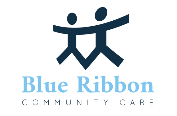 Blue Ribbon Community Care (Tyne and Wear) - A company logo