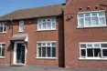 An outside view of the home