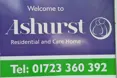 Ashurst Residential and Care Home - An outside view of the home