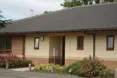 An outside view of the home