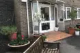 An outside view of the home