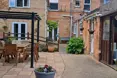 An outside view of the home