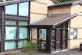 An outside view of the home