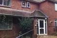 An outside view of the home