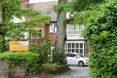 An outside view of the home